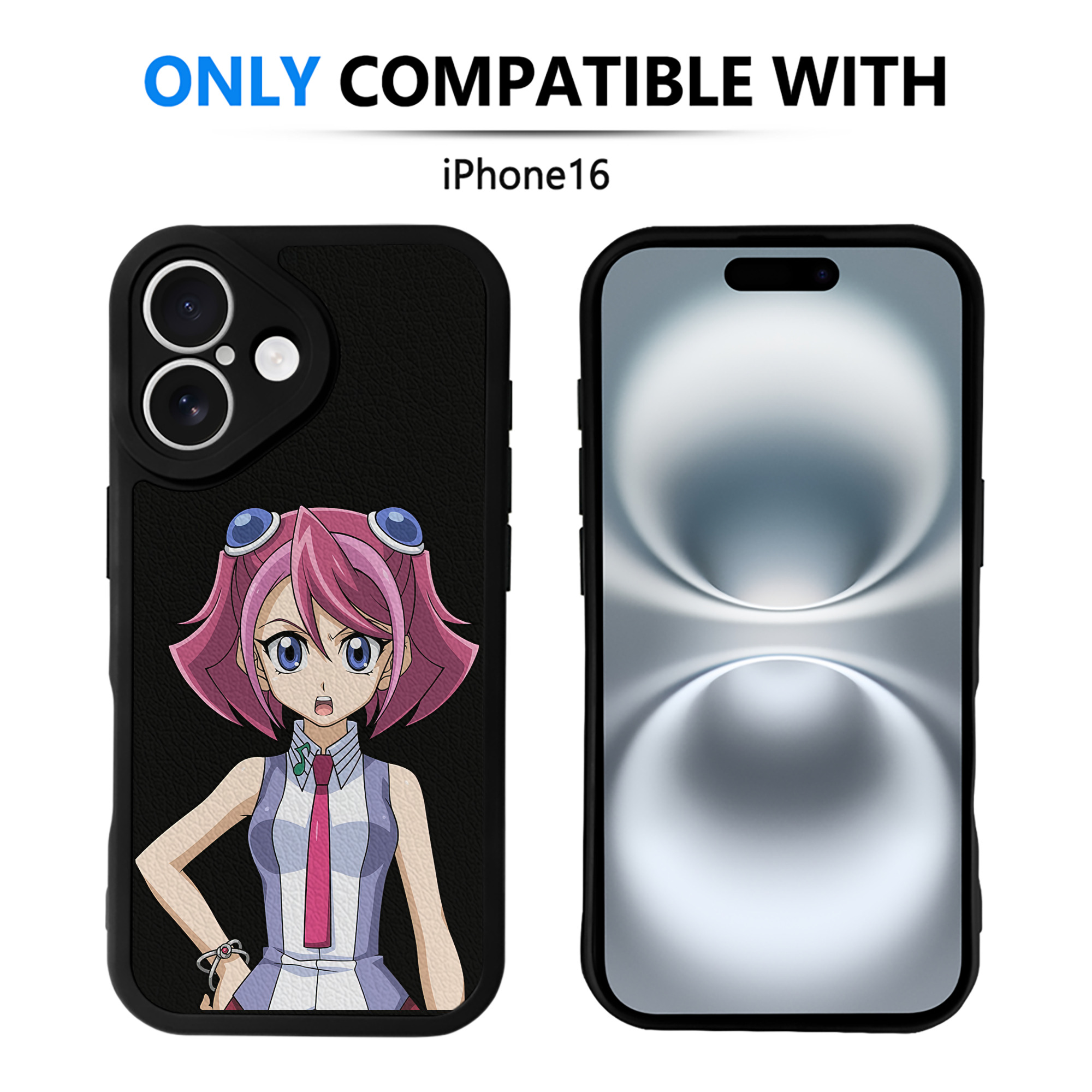 遊☆戯☆王 Yu-Gi-Oh! 【iPhone 16シリーズ対応】シリコンスマホケース（レザー調） 材質：シリコン